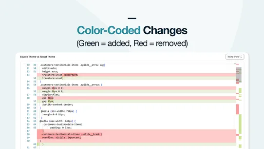 ThemeWatch: Compare Theme Code screenshot