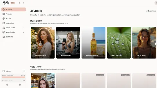 Flyfox AI Studio &amp; Feed Mgmt screenshot
