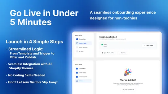 Easy Popups: Exit &amp; Timer screenshot