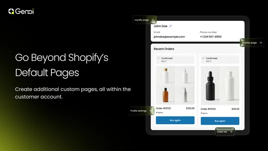 Gen AI Customer Accounts screenshot