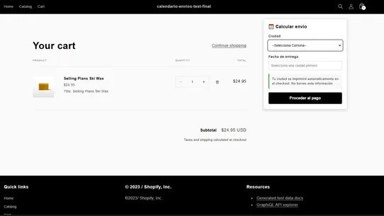 Calendify Delivery screenshot