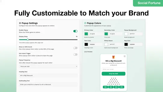 Plink: Ball Drop Email Popup screenshot