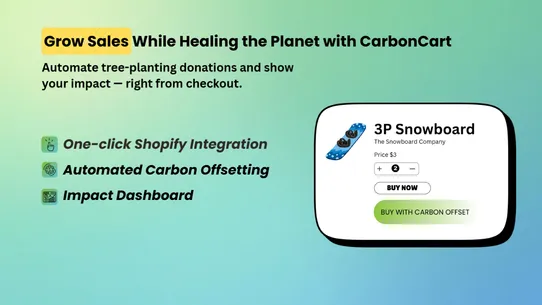 CarbonCart screenshot