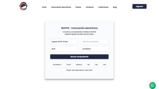 NioPOS Facturación Perú screenshot