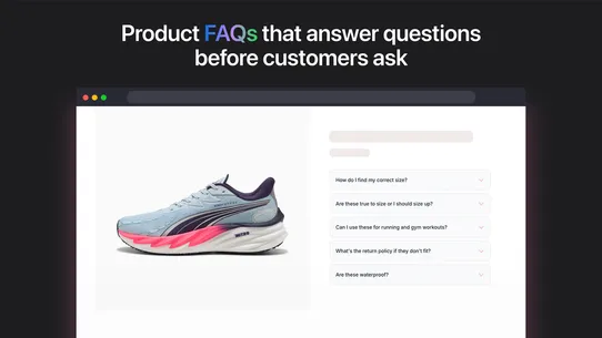 Sumo Product FAQ Builder + AI screenshot