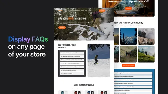 Sumo Product FAQ Builder + AI screenshot