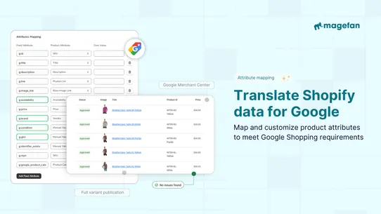 Google Shopping Feed ‑ Magefan screenshot