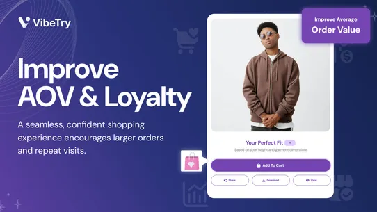 VibeTry AI Try On &amp; Size Guide screenshot