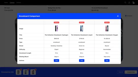 CRO Agent Compare screenshot