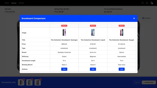 CRO Agent Compare screenshot