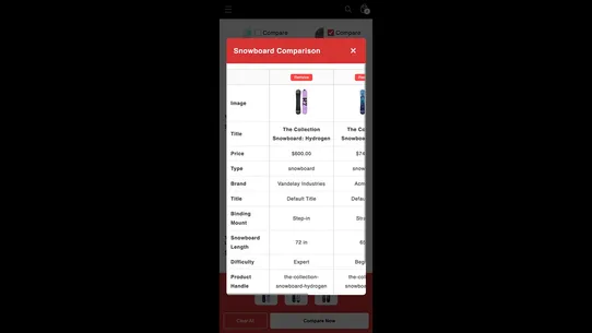 CRO Agent Compare screenshot