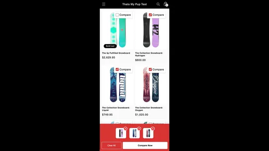 CRO Agent Compare screenshot