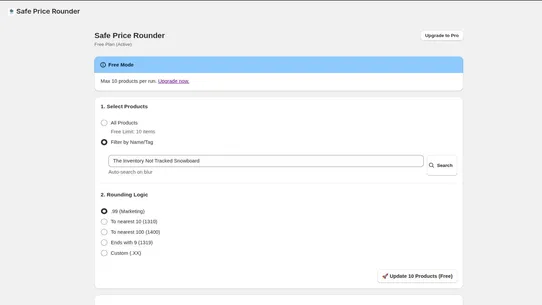 Safe Price Rounder screenshot