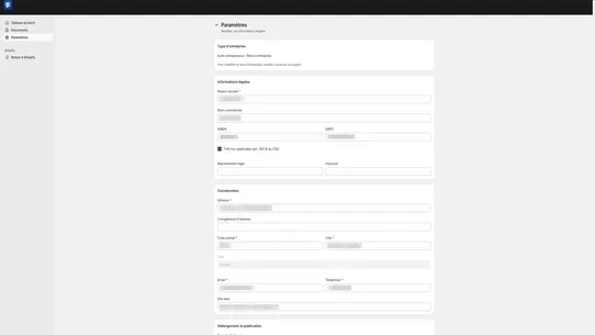 Conformité FR / UE screenshot