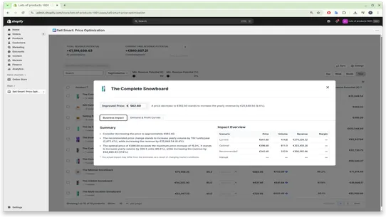 Sell Smart: Price Optimization screenshot