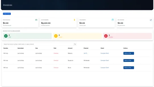 ORCA Management System screenshot