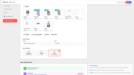 LightSync Pro ‑ Cloud to Files screenshot