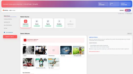 LightSync Pro ‑ Cloud to Files screenshot