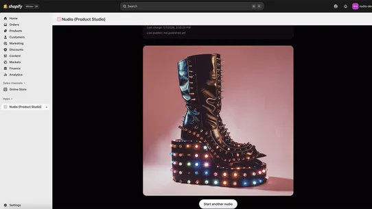 nudio (product studio) screenshot