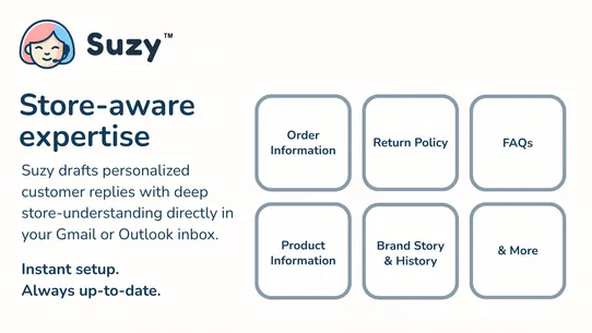 Suzy ‑ AI Email Assistant screenshot