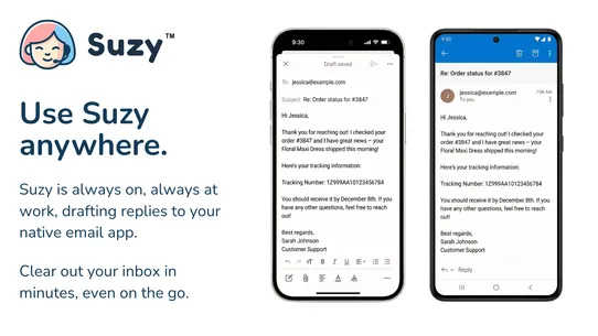 Suzy ‑ AI Email Assistant screenshot