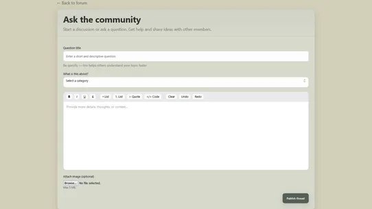 Forum Innovate screenshot