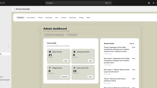 Forum Innovate screenshot