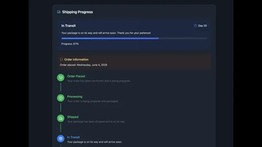 TrackingMania Dropship Tracker screenshot