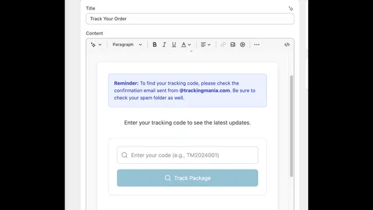 TrackingMania Dropship Tracker screenshot