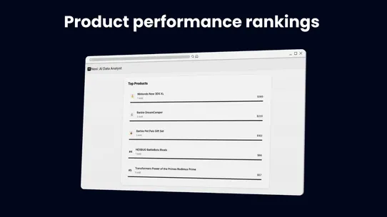 Nexi: AI Data Analyst screenshot
