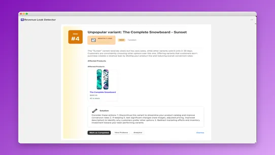 Revenue Leak Detector screenshot