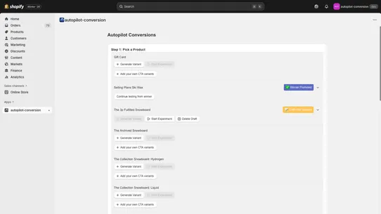 Autopilot Conversions screenshot