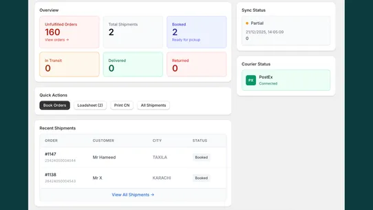 Courierify: Pakistani Couriers screenshot