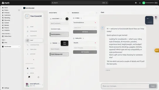 FunctionalAI screenshot