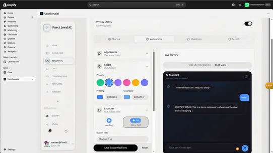 FunctionalAI screenshot