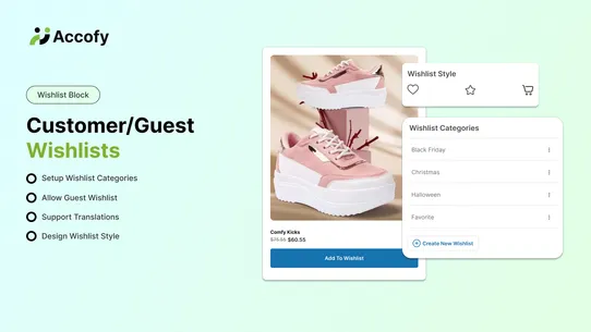 Acoofy ‑ Customer Accounts screenshot