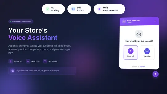 TalkToPC ‑ AI Voice Agent screenshot