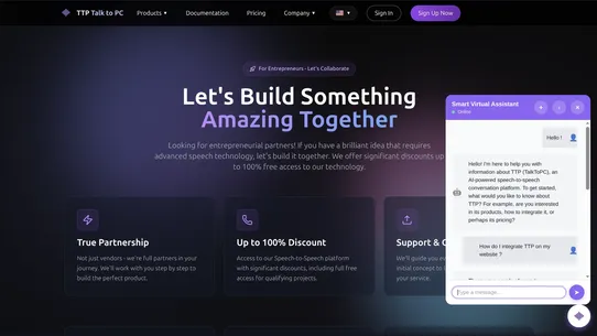 TalkToPC ‑ AI Voice Agent screenshot