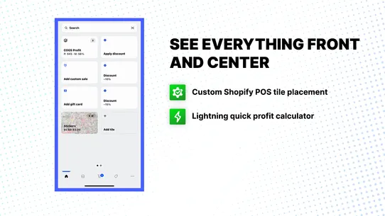 Quick COGS screenshot