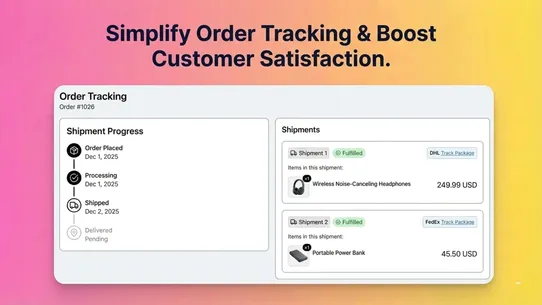 ORDA ‑ Order Tracker screenshot