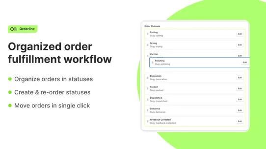 Orderline custom order manager screenshot