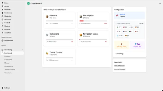 SmartLang screenshot