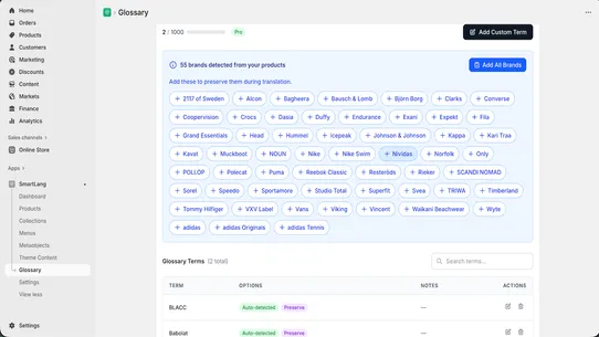 SmartLang screenshot