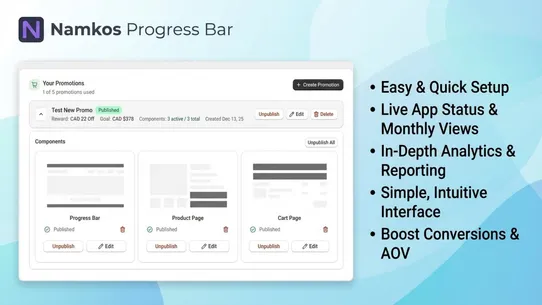 Namkos Progress Bar screenshot