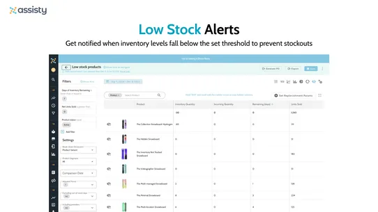 Inventory Management ‑ Assisty screenshot