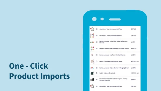 DM: Product Import screenshot