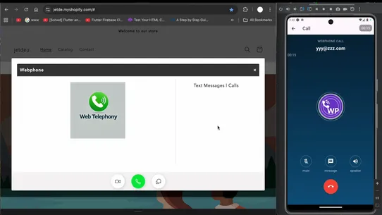 WebPhoneGo screenshot