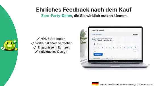 Kiwi Kundenfeedback screenshot
