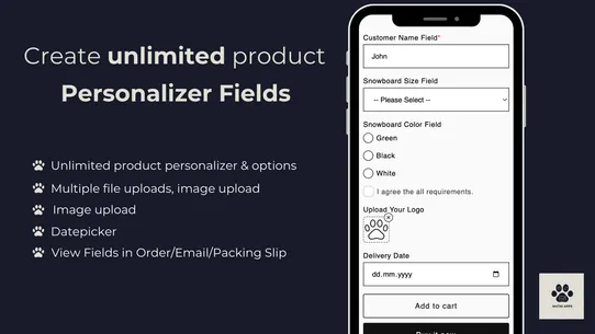 Customy Product Personalizer screenshot