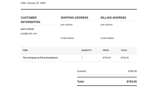 Magnolia Order PDF screenshot